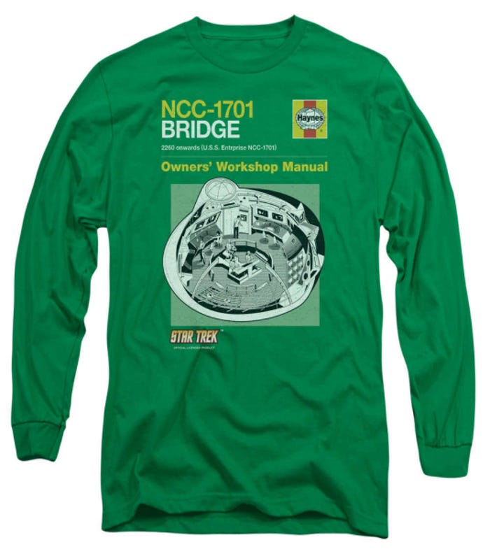 Star Trek Bridge Manual Long Sleeve Shirt