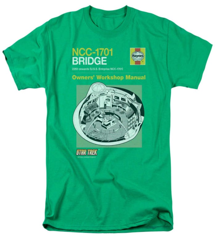 Star Trek Bridge Manual T-Shirt