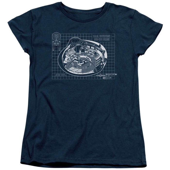 Star Trek Bridge Prints Womens T-Shirt