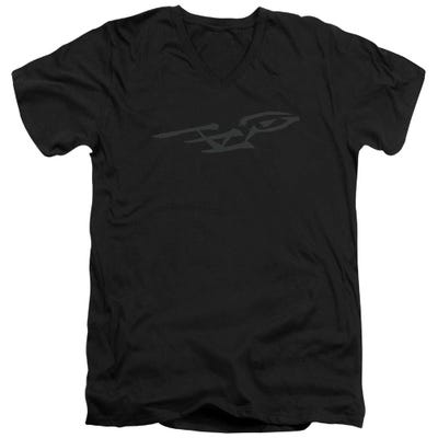 Star Trek Bushwork Enterprise V-Neck T-Shirt