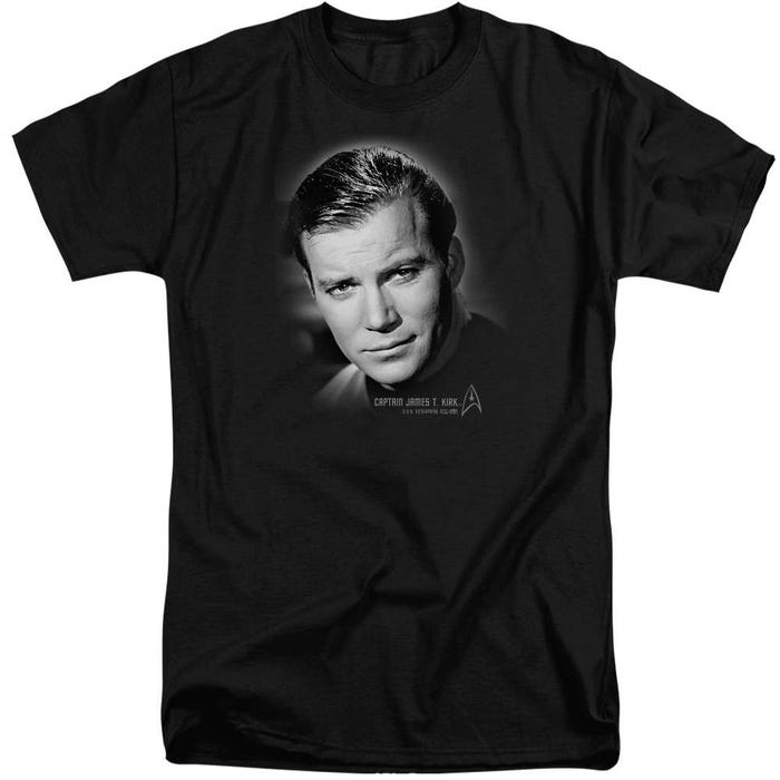 Star Trek Captain Kirk Portrait Tall T-Shirt