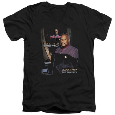 Star Trek Captain Sisko V-Neck T-Shirt