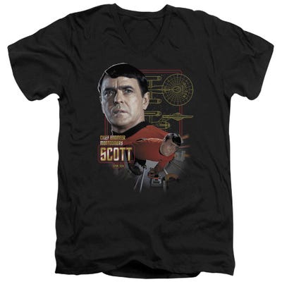 Star Trek Chief Engineer Scott V-Neck T-Shirt