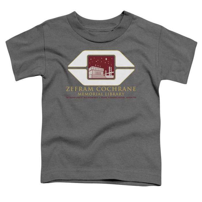 Star Trek Cochrane Library Toddler T-Shirt