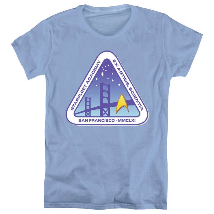 Star Trek Color Academy Logo Womens T-Shirt