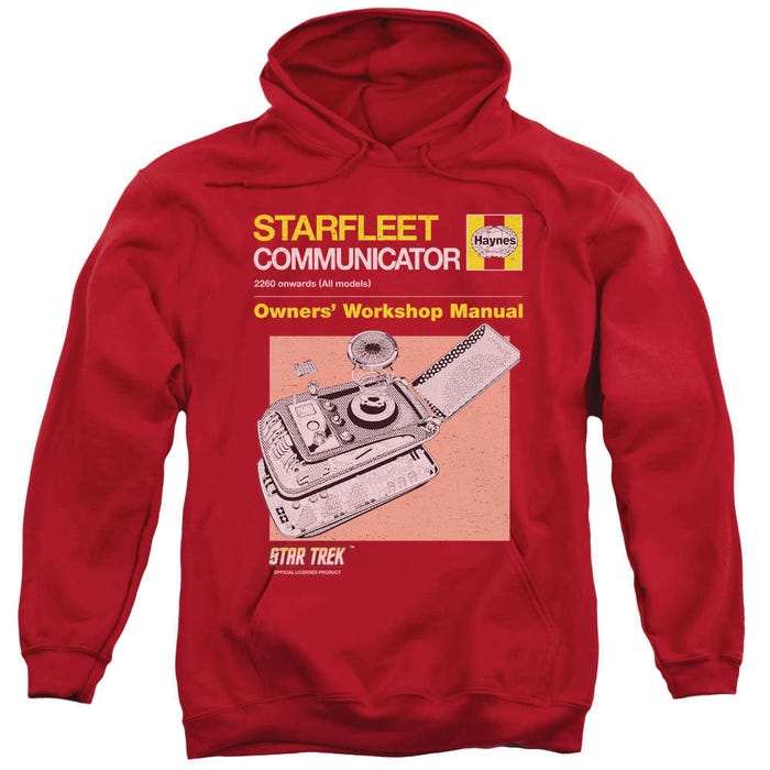 Star Trek Communicater Manual Hoodie
