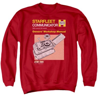 Star Trek Communicater Manual Sweatshirt