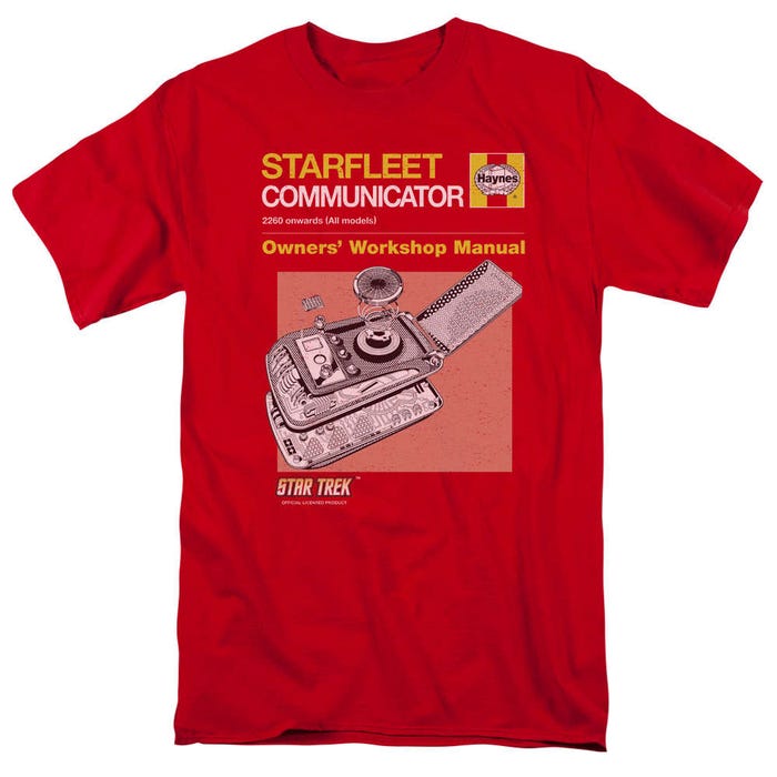 Star Trek Communicater Manual T-Shirt