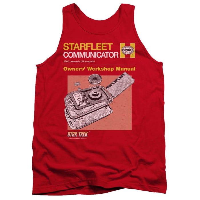 Star Trek Communicater Manual Tank Top
