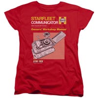 Star Trek Communicater Manual Womens T-Shirt
