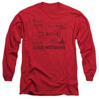 Star Trek D7 Diagram Long Sleeve Shirt