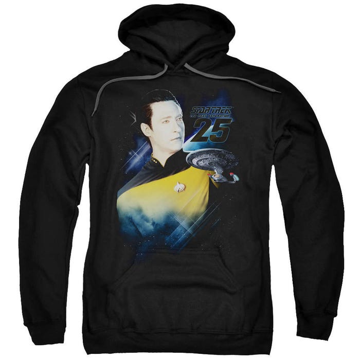 Star Trek Data 25Th Hoodie
