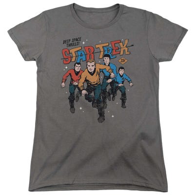 Star Trek Deep Space Thrills Womens T-Shirt