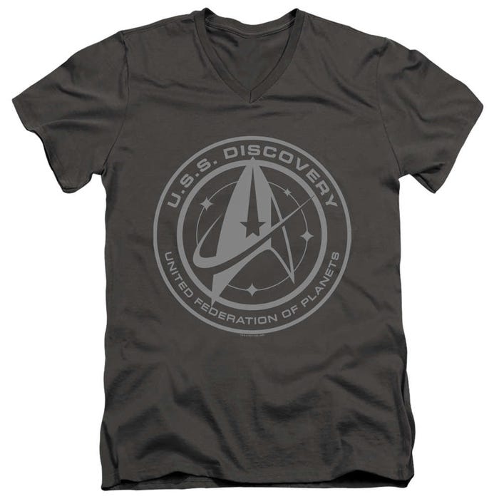 Star Trek Discovery Crest V-Neck T-Shirt