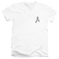 Star Trek Discovery Medical Badge V-Neck T-Shirt