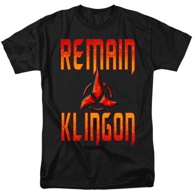 Star Trek Discovery Remain Klingon T-Shirt