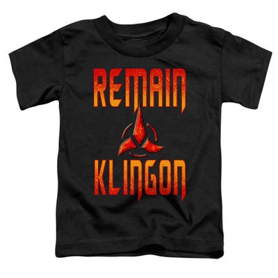 Star Trek Discovery Remain Klingon Toddler T-Shirt