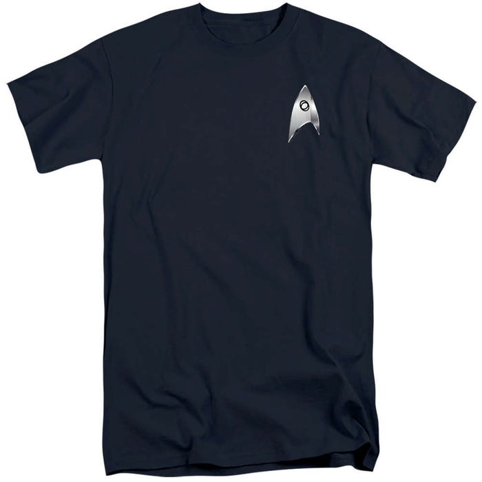 Star Trek Discovery Sciences Badge Tall T-Shirt
