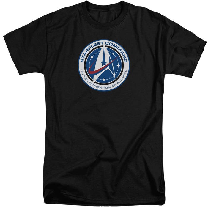 Star Trek Discovery Starfleet Command Tall T-Shirt