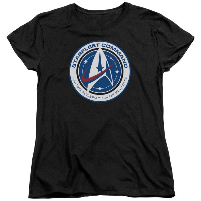 Star Trek Discovery Starfleet Command Womens T-Shirt
