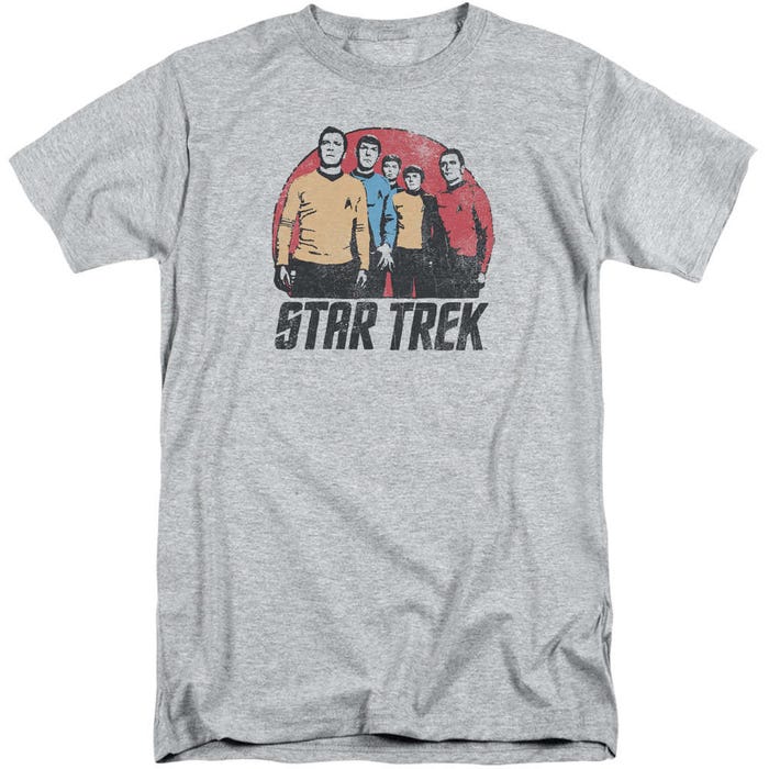 Star Trek Distressed Landing Party Tall T-Shirt