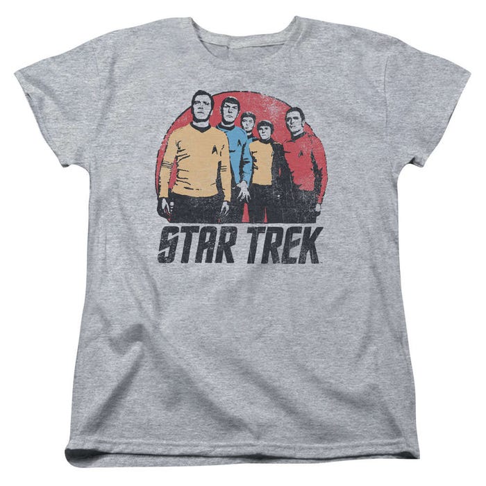 Star Trek Distressed Landing Party Womens T-Shirt