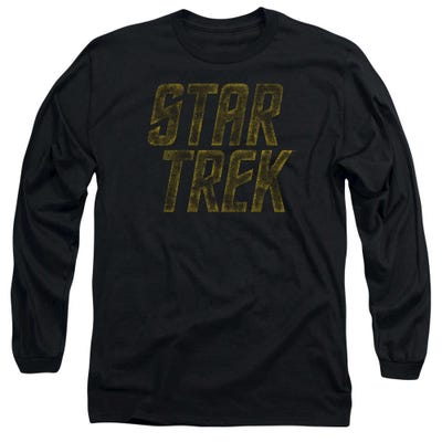 Star Trek Distressed Logo  Long Sleeve Shirt