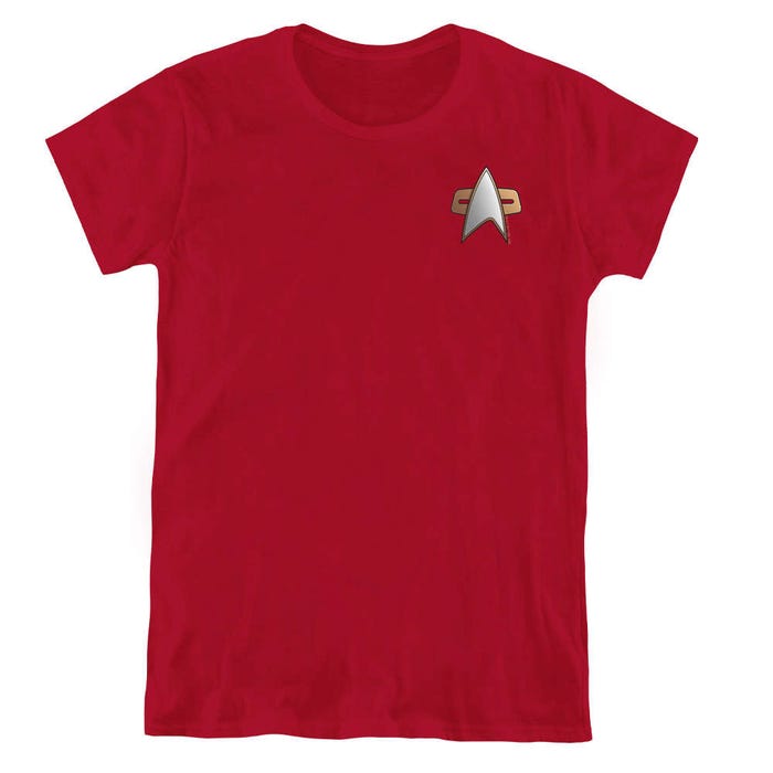 Star Trek DS9 Command Emblem Womens T-Shirt