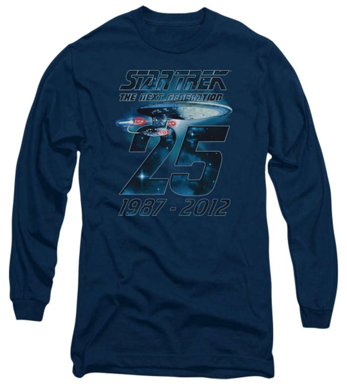 Star Trek Enterprise 25 Long Sleeve Shirt