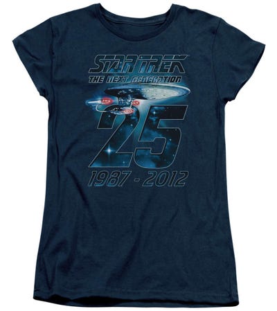 Star Trek Enterprise 25 Womens T-Shirt