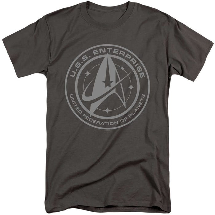 Star Trek Enterprise Crest Tall T-Shirt