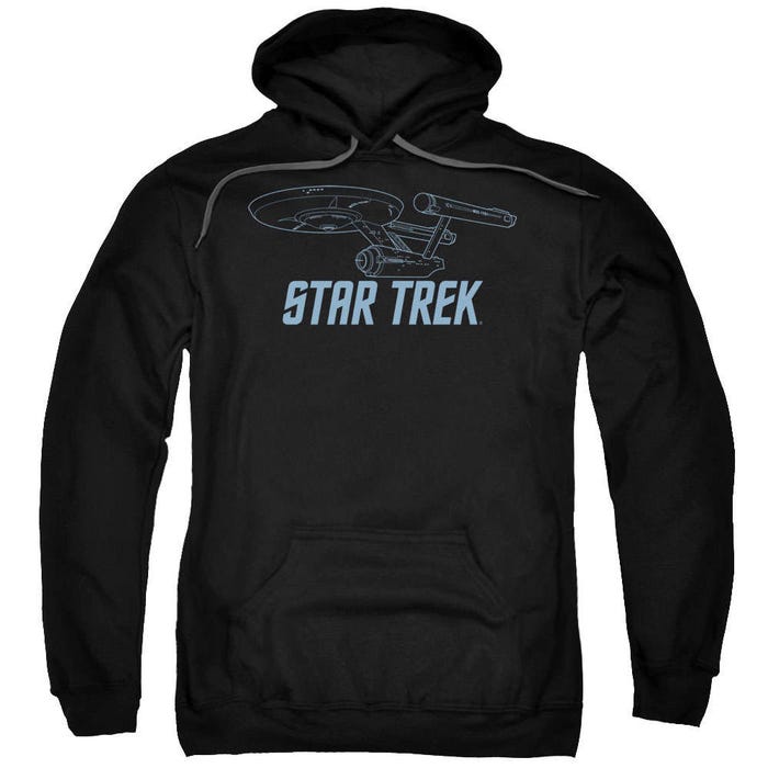 Star Trek Enterprise Outline Hoodie