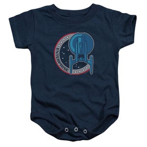 Star Trek Enterprise Patch Baby Bodysuit