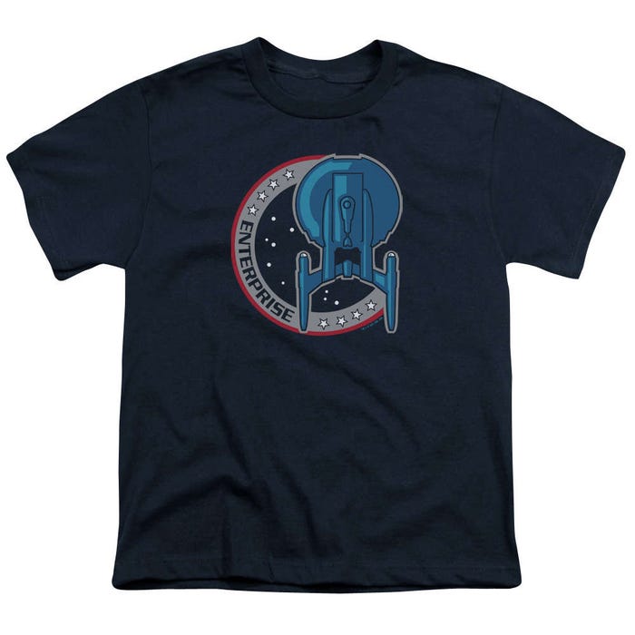 Star Trek Enterprise Patch Kids T-Shirt
