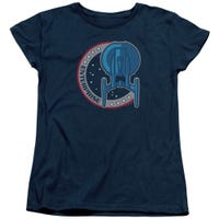 Star Trek Enterprise Patch Womens T-Shirt