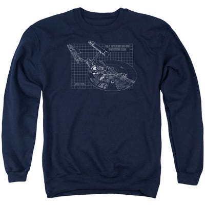 Star Trek Enterprise Prints Sweatshirt