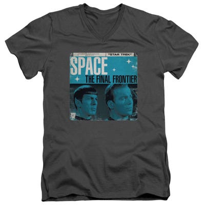 Star Trek Final frontier Cover V-Neck T-Shirt