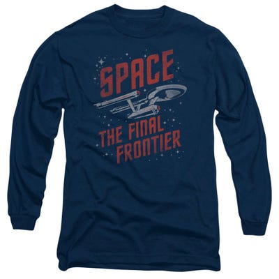 Star Trek Final Frontier Space Travel Long Sleeve Shirt