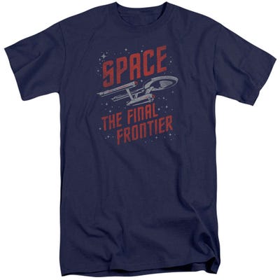 Star Trek Final Frontier Space Travel Tall T-Shirt