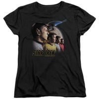 Star Trek Forward To Adventure Womens T-Shirt