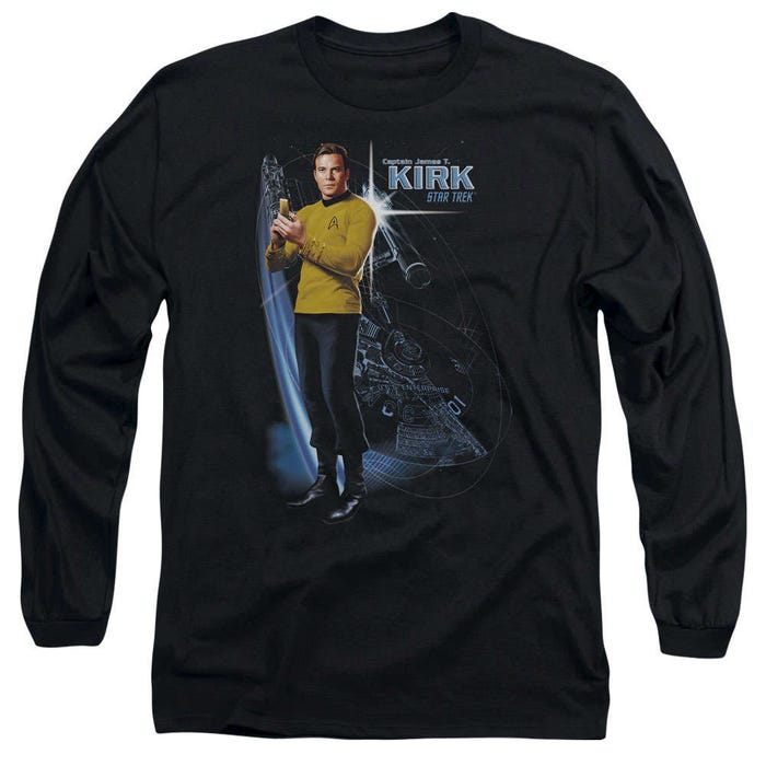 Star Trek Galactic Kirk Long Sleeve Shirt