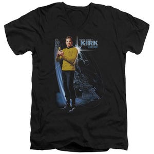 Star Trek Galactic Kirk V-Neck T-Shirt