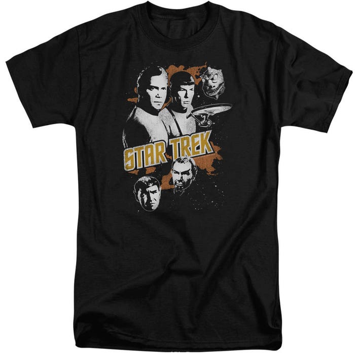 Star Trek Graphic Good Vs Evil Tall T-Shirt