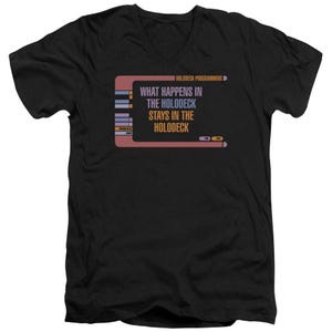 Star Trek Holodeck Secrets V-Neck T-Shirt