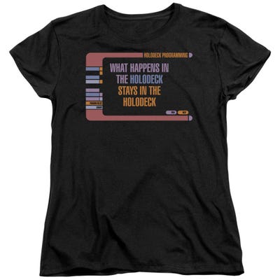 Star Trek Holodeck Secrets Womens T-Shirt