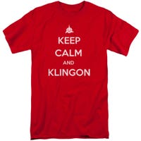 Star Trek Keep Calm And klingon Tall T-Shirt