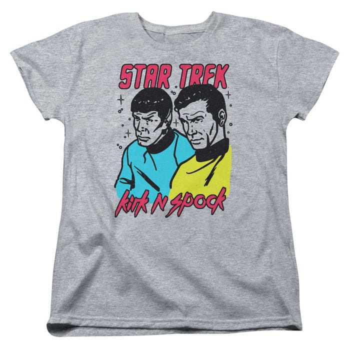 Star Trek Kirk N Spock Womens T-Shirt