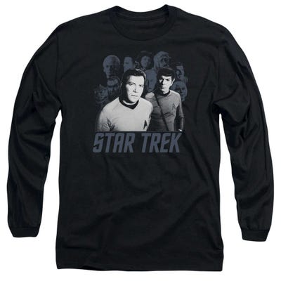 Star Trek Kirk Spock And Company Long Sleeve Shirt