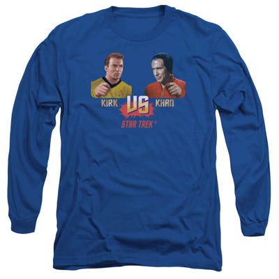 Star Trek Kirk Vs Khan Long Sleeve Shirt