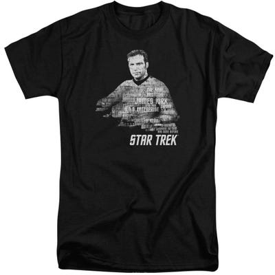 Star Trek Kirk Words Tall T-Shirt